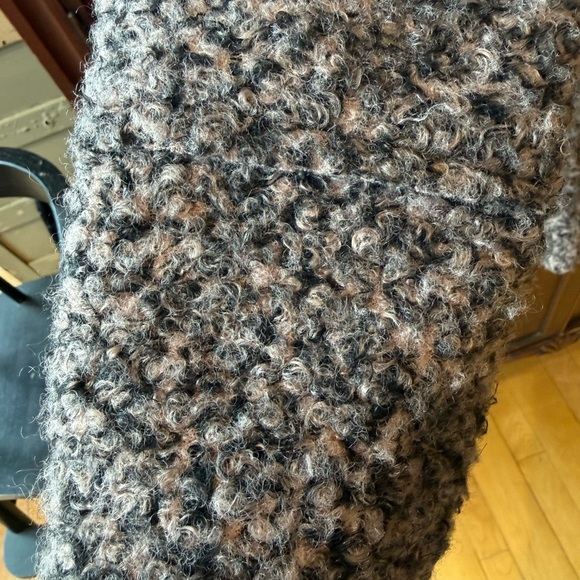 Cozy Italian Hooded Knit Coat Size Large - Picture 4 of 7